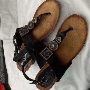 Herever Jeweled Sandals Size 7.5